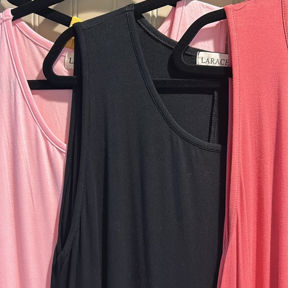 LOT OF SEVEN LARACE Sleeveless Tunic Casual Swing Shirts - SIZE 2X NEVER WORN - Picture 4 of 15